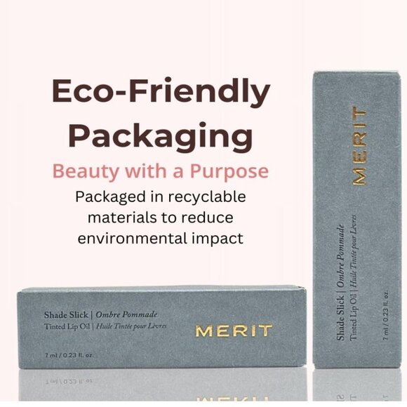 MERIT Shade Slick Tinted Lip Oil - Bel Air (Clear Glossy) NEW IN BOX - Picture 6 of 6